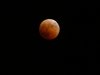 Blood Red fully eclipsed moon