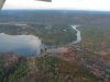 Swisha Dam and Swisha / Rapides-des-Joachims viewed from the air