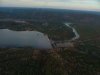 Swisha Dam and Swisha / Rapides-des-Joachims viewed from the air