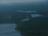 Aerial view: Balmer Bay, Little Rat Lake, Big Rat Lake and Maskinonge Lake