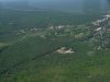 Aerial view: Deep River hospital, golf course, arena and surrounds from the air