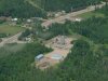 Aerial view: Ontario Hydro electrical substation at Deep River
