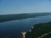 Aerial view: Pine Point Beach, the Ottawa River and Mount Martin