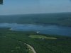 Aerial view: Highway 17, point near McKinney Rd, Baird Point, the Ottawa River and Baie de la Presequ'ile d'en Haut