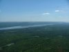 Aerial view: In the distance is Deep River, Ottawa River and Mount Martin