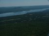 Aerial view: In the distance is Deep River, Ottawa River and Mount Martin