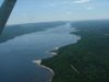 Aerial view: Point Alexander, Deep River township, Ottawa River and Mount Martin