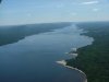Aerial view: Point Alexander, Deep River township, Ottawa River and Mount Martin