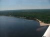 Aerial view: Point Alexander on the Ottawa River, and the Mount Martin Ski Club