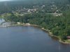 Aerial view: Deep River Township and Marina