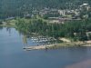 Aerial view: Deep River Township and Marina