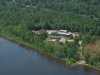 Aerial view: Deep River sewage processing plan