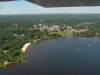 Aerial view: Lamure Beach and Deep River township