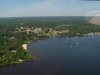 Aerial view: Lamure Beach, Deep River township and Marina