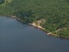 Aerial view: Houses along the Ottawa River
