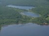 Aerial view: Balmer Bay, Little Rat Lake, Big Rat Lake