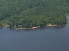 Aerial view: Houses along the Ottawa River