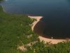 Aerial view: Houses by the Ottawa River