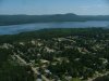 Aerial view: with Mount Martin and the Ottawa River in the background, an aerial photo of western suburbs of Deep River
