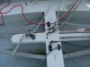Albacore mainsheet; and jibsheet rigging for single handed.