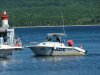 Ontario Provincial Police (OPP) boat in Deep River Marina