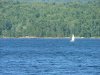 Sailing dinghy on the Ottawa river