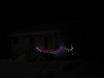 First attempt at Christmas Lights outside the house (10th December 2009)