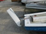 'Does the Job' Albacore 6781 Sailing Dinghy with a new rudder made by Competition Composites Inc of Ottawa