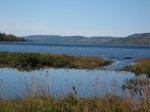 Ottawa River and beaver dam Autumn / Fall scene viewed from the Deep River Silver Spoons C trail