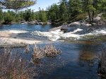 Waterslide at High Falls, Algonquin Park, Ontario, Canada