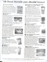 10 Food Secrets You Should Know from the Nutrition Action Healthletter