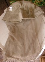 Wide brim hat with insect resistent mesh