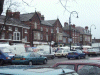 Main street of Frodsham on market day