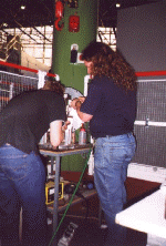 Stuart and Jerome still Assembling Paris-Edinburgh Cell