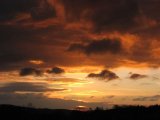 Flame sky at Hawkshead Hill, passed on by Lynette Le Nepveu Smith (25 Nov 2008)