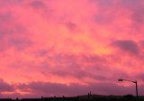 Flame sky at Pool, Cornwall, taken by Charles Winpenny 30-11-06, sent by Lynette Le Nepveu Smith