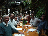 CCP14 Steering Committee Lunch at the Ubiquitous Chip Restaurant in Glasgow.
   Visible are: David Watkin, Loius Farrugia, Lachlan Cranswick, Andy Fitch, Bob Cernik, Jeremy Cockcroft and Armel Le Bail