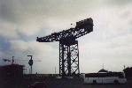 Crane by the Clyde River