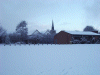 A snowy post 2000 Christmas in Cheshire, UK