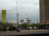 At the Tate Modern with the Thames and St Pauls Cathedral in the background