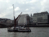 Small Tall ship on the Thames