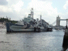 HMS Belfast and Tower Bridge in the Distance