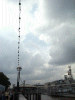 Cloudscape and HMS Belfast