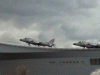 Harrier Jump Jets on HMS Invincible