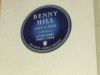 Blue Plaque to Benny Hill (all bow and pay homage!)