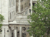 View of a BBC Building on The Strand from Kings College London