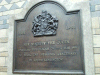Plaque laid by the queen