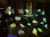 Fluorescent Minerals display