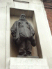 Statue of Shackleton at the Royal Geographical Society