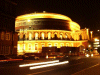 The Royal Albert Hall at night